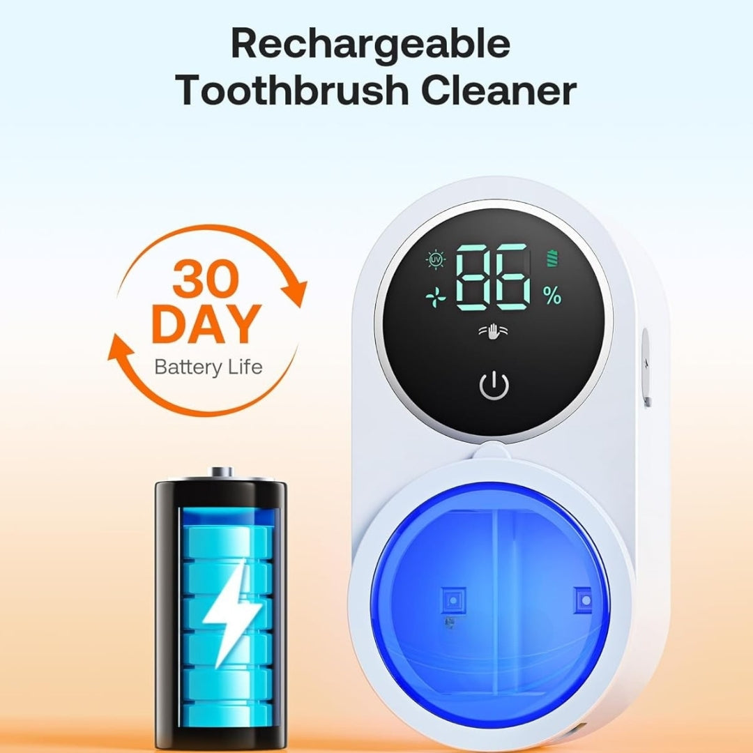 UV Toothbrush Cleaner & Holder
