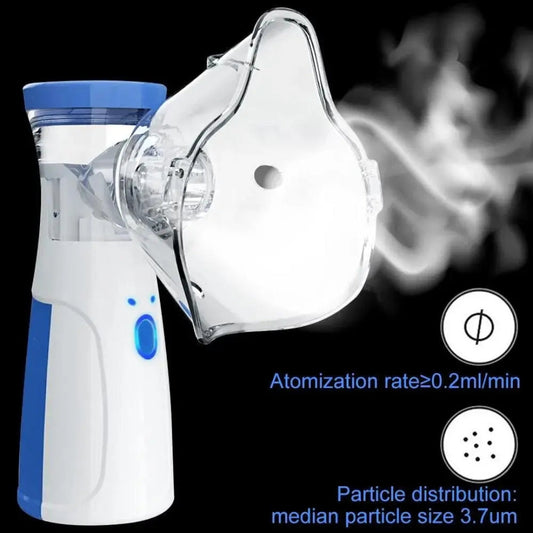 Portable Mesh Nebulizer for Quick, Silent & Effective Respiratory Relief