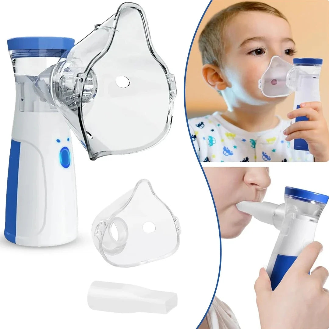 Portable Mesh Nebulizer for Quick, Silent & Effective Respiratory Relief