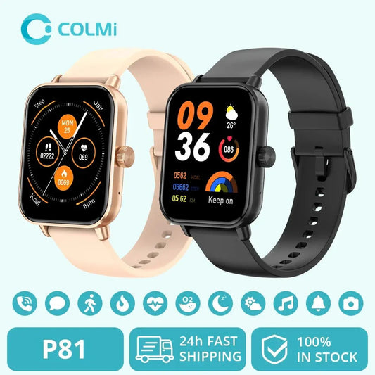 Smart Watch 1.9" Screen | Heart Rate & Health Monitor | Bluetooth